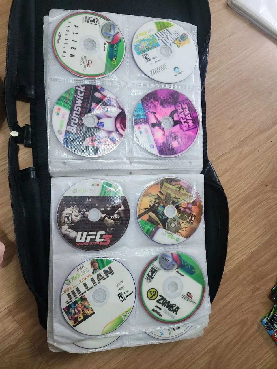 Pasta com 69 jogos de XBOX360
