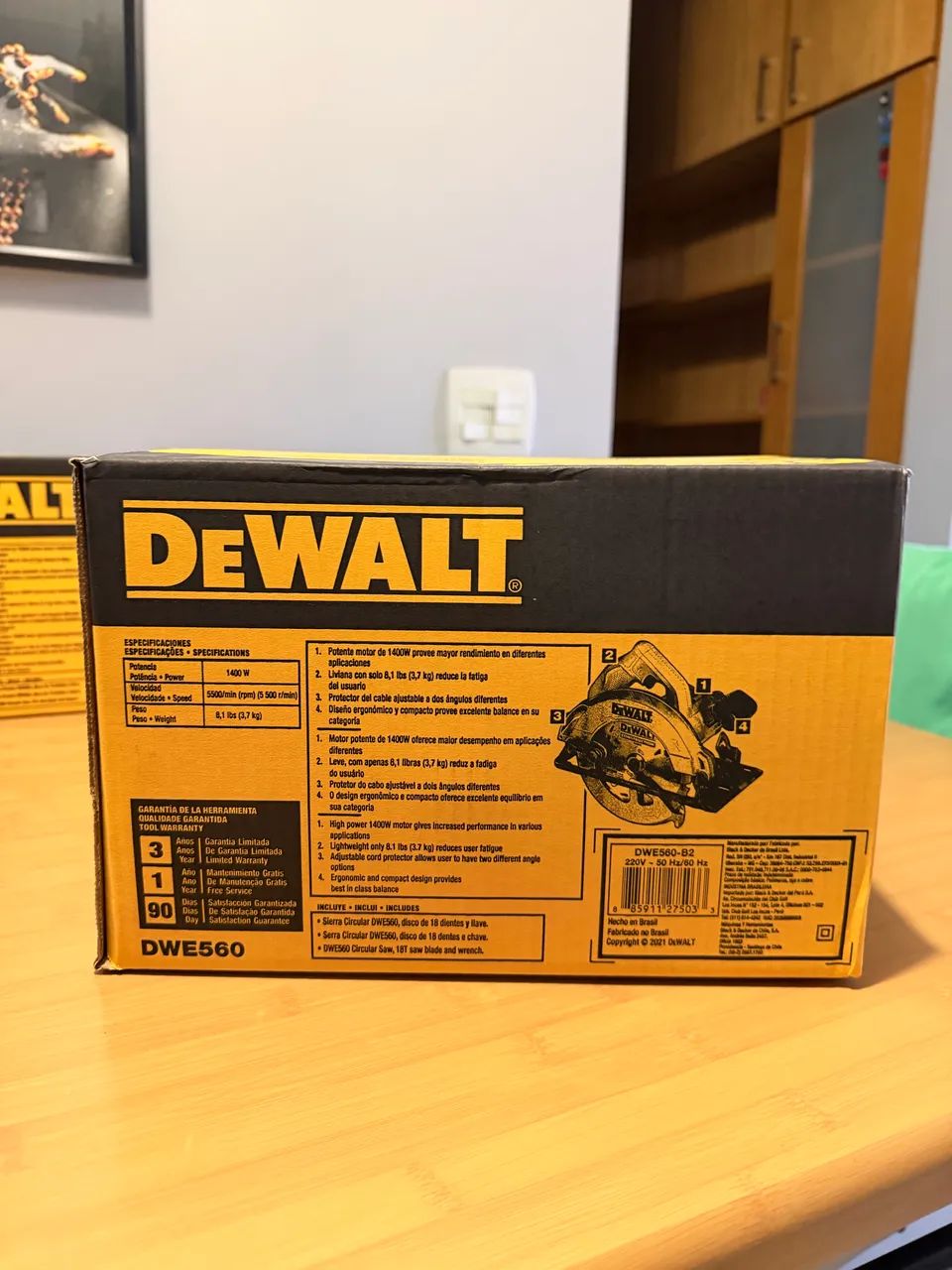 Serra circular dewalt 220w - Foto 2