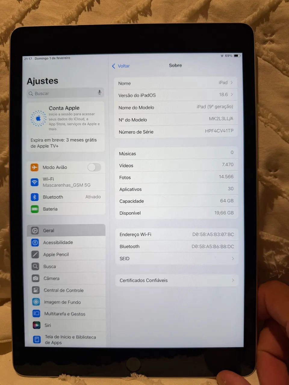 iPad 9ª Geração 64gb Estado de novo  - Foto 3