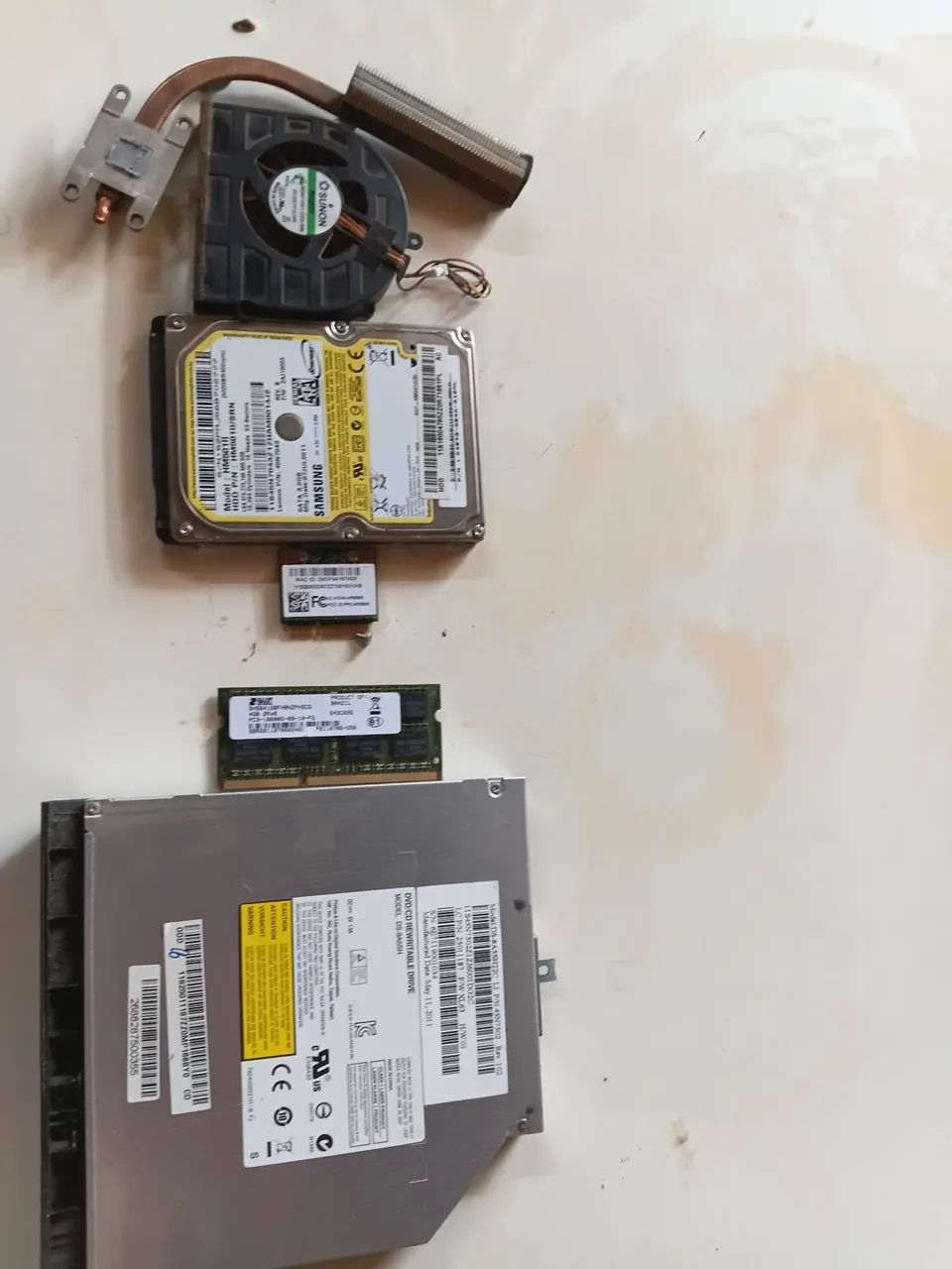 Peças para notebook 