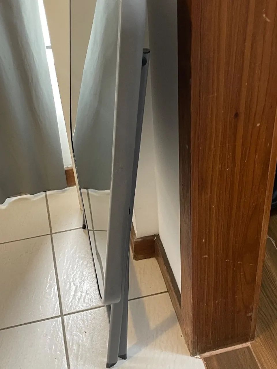 Mesa Dobrável - tampo de vidro - Foto 3