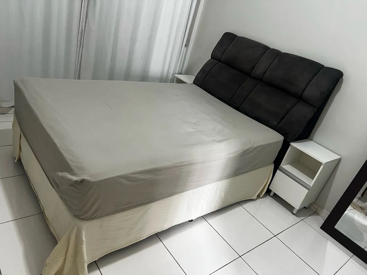 Cama Box de casal com cabeceira de Baú  - Foto 4