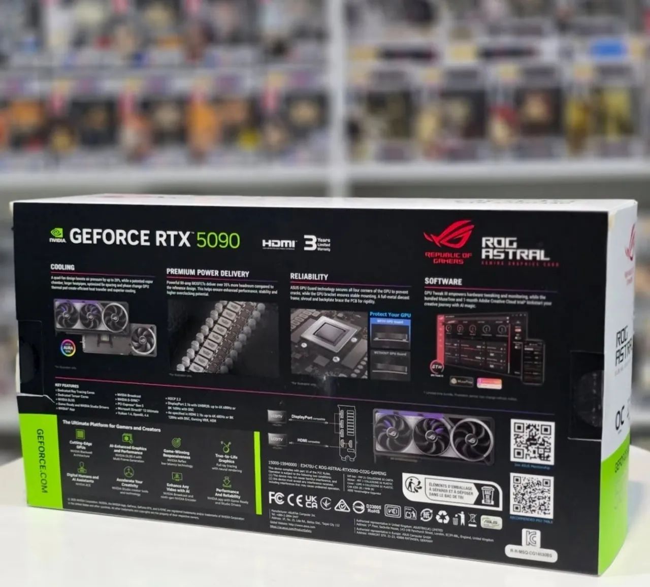 Placa de vídeo Asus Rtx Rog Astral 5090 nova com NF  - Foto 2