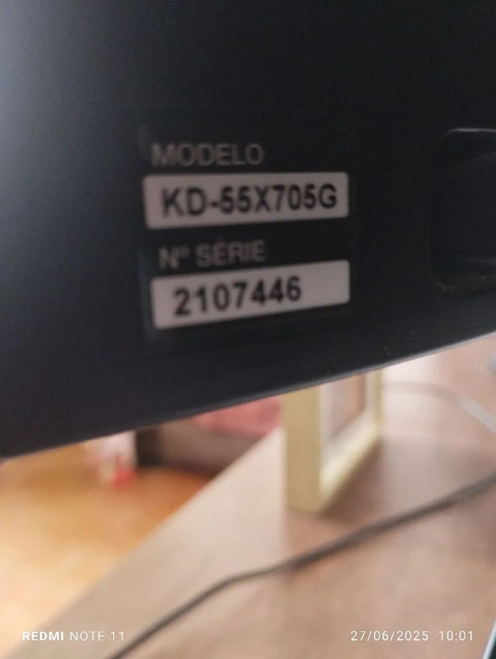 Tv Sony bravia 55 polegadas com tela trincada  - Foto 3