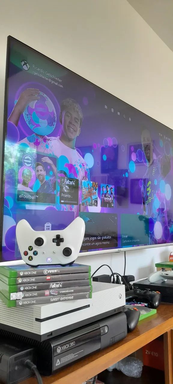 XBOX ONE S 500GB COM 5 JOGOS