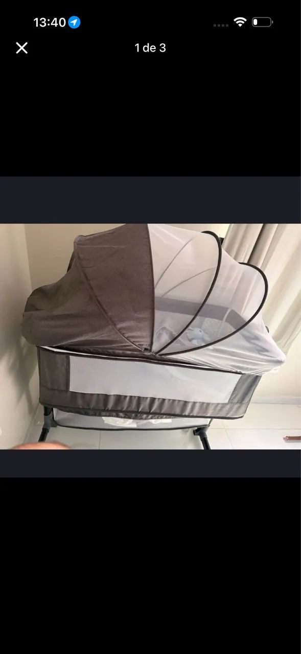 Berço que acopla na cama 