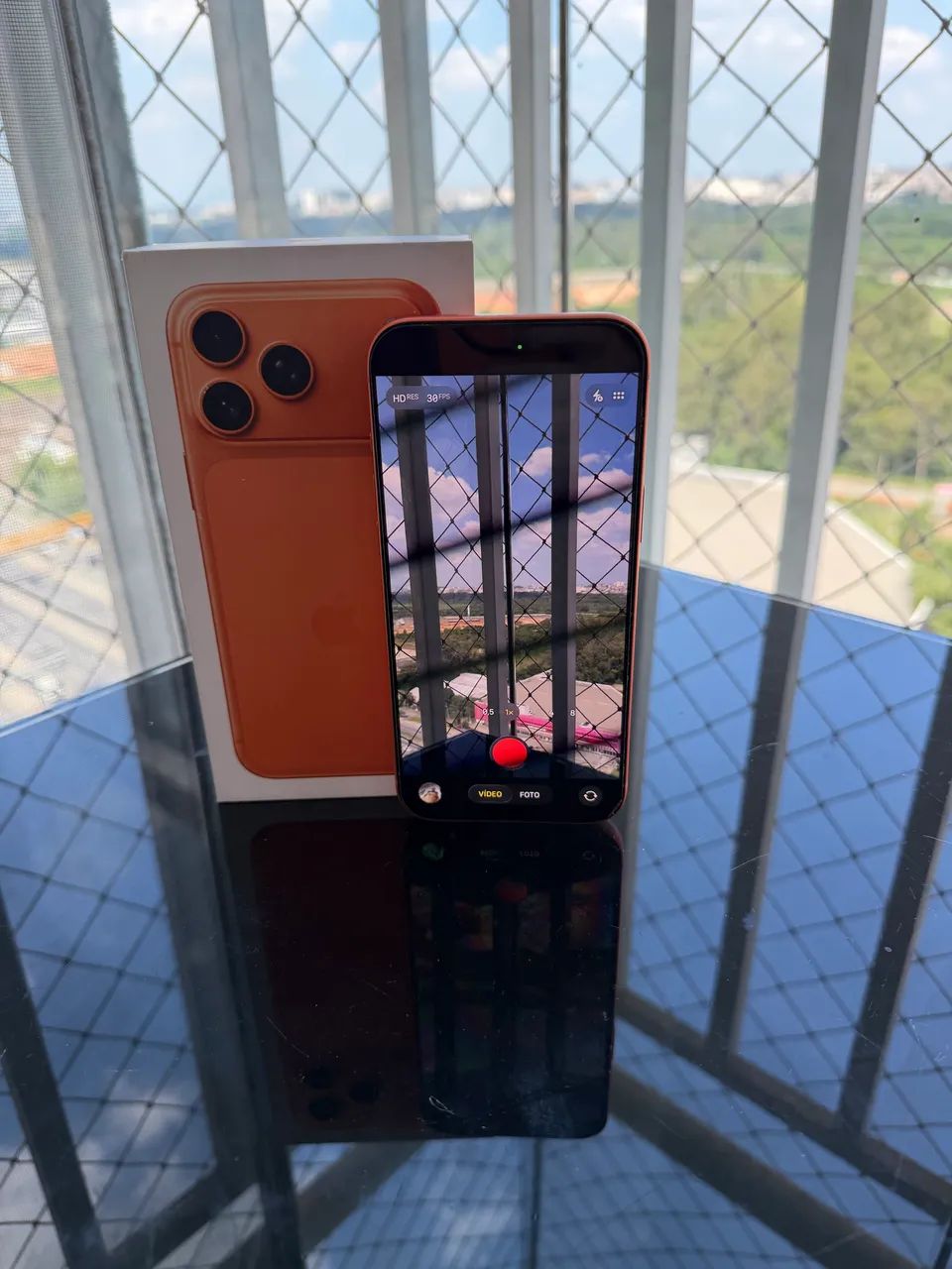 値下可/iPhone17Promax/オレンジ/256GB/AppleCare Apple iPhone 17 Pro Max 256GB Cor Laranja-cósmico Desbloqueado