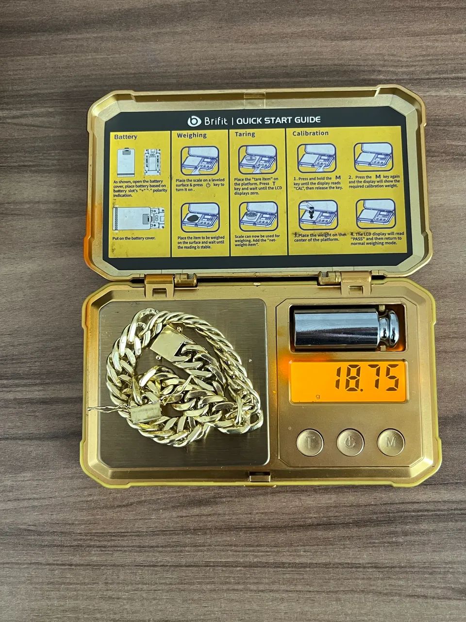 Pulseira Grossa de Ouro 18k - Foto 5