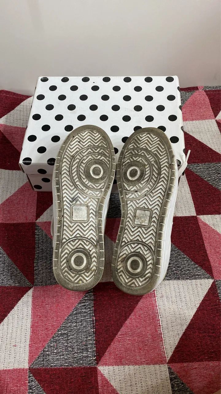 Tênis branco molekinha - Foto 3