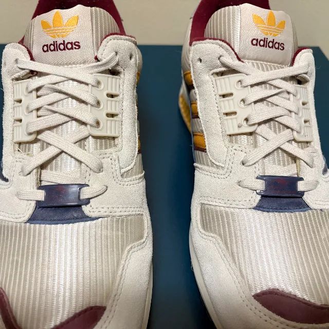 Adidas ZX 8000 Preloved Yellow Collegiate Burgundy - Calçados