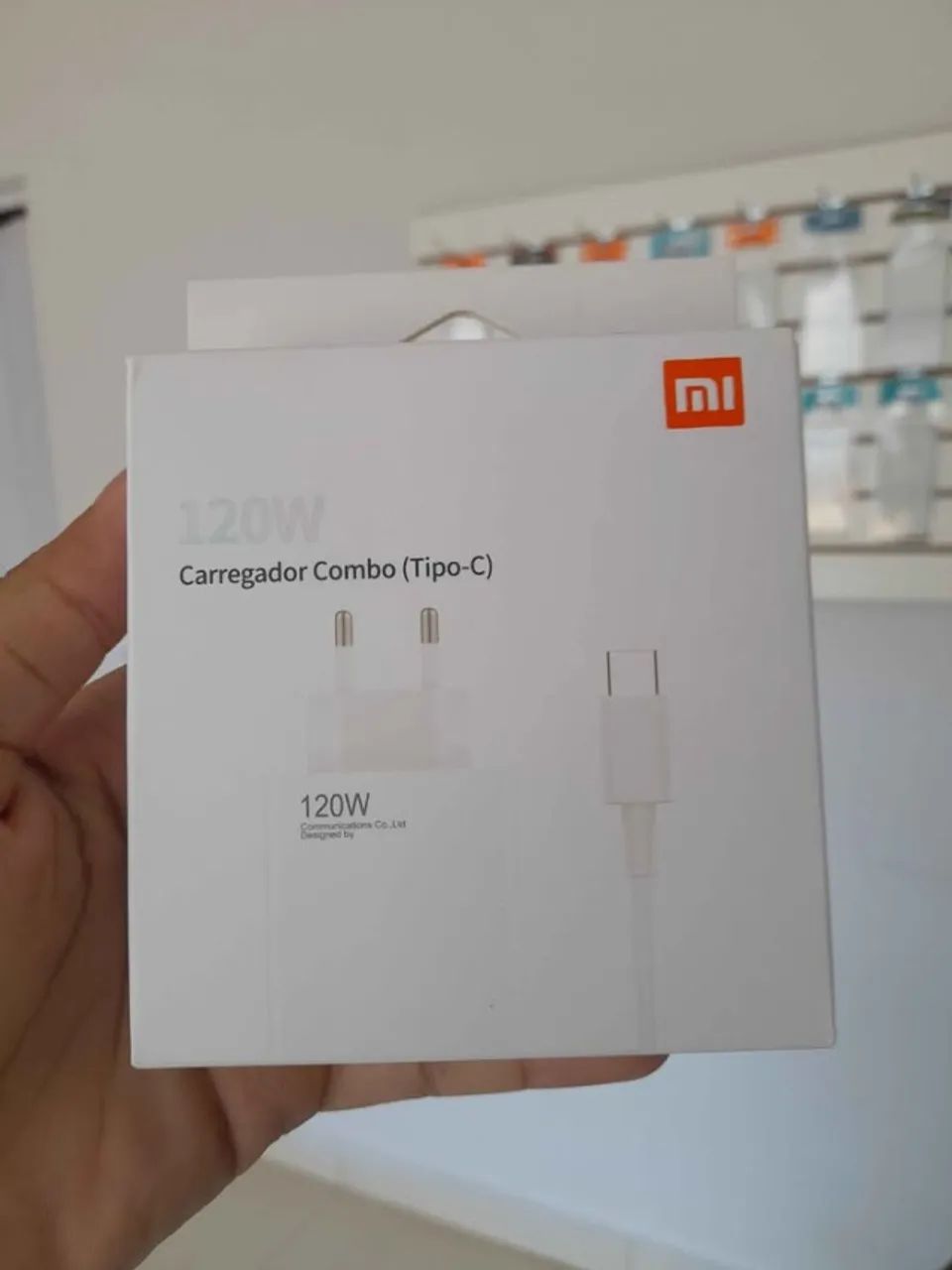 Carregador Turbo 120w rápido usb tipo c