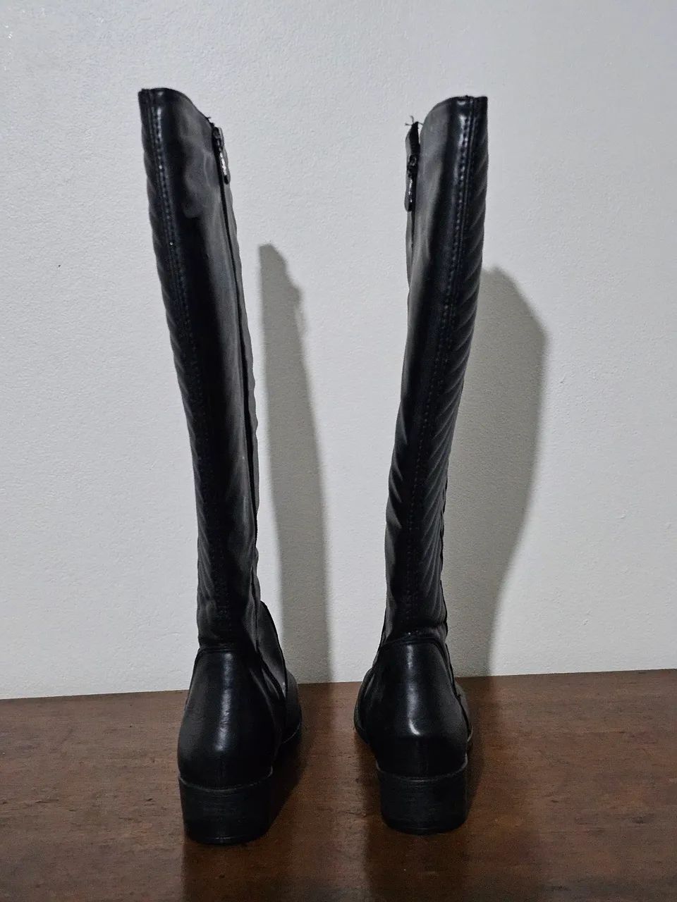 Bota de couro legítimo, n° 37 - Foto 5