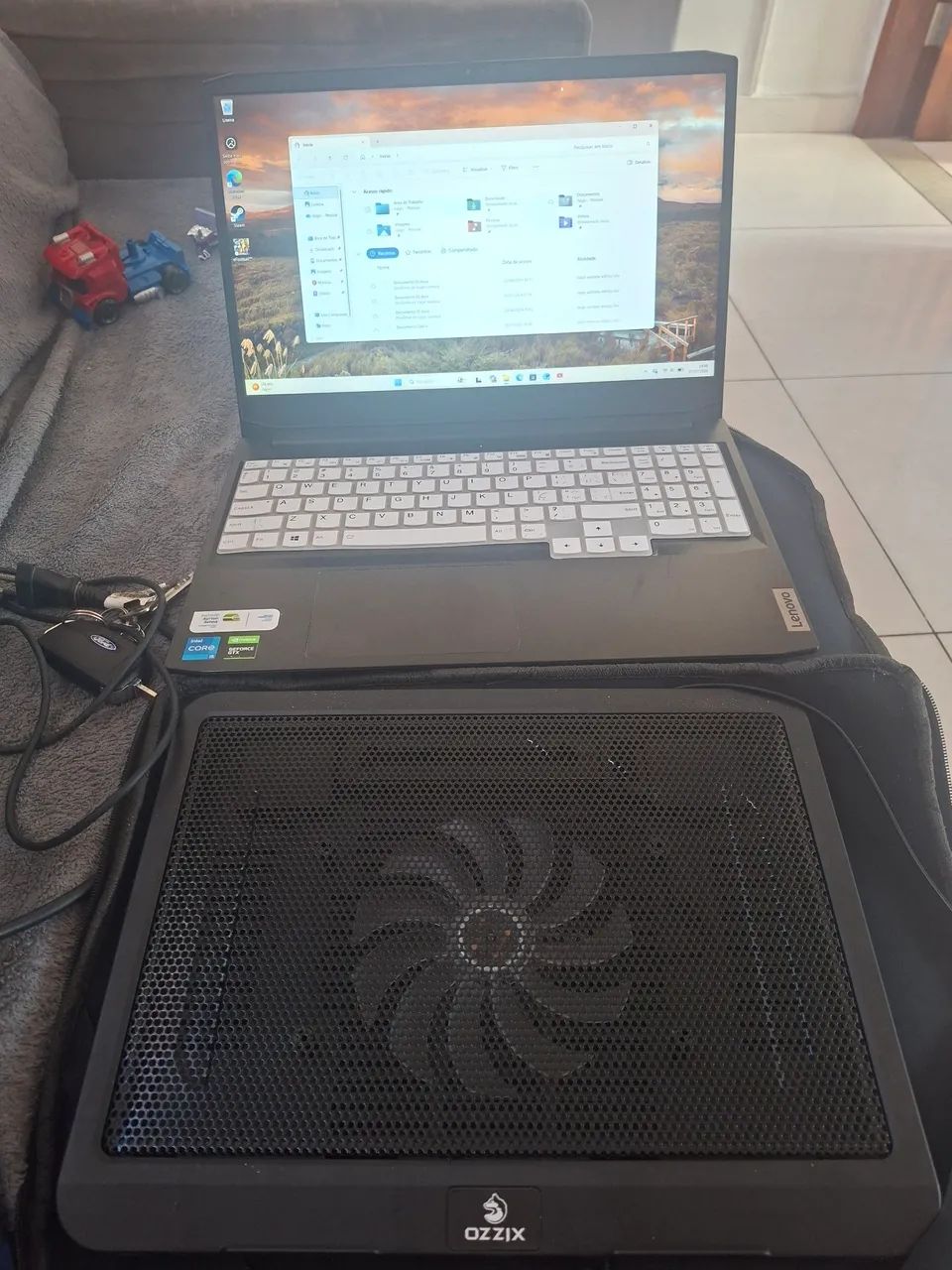 Notebook gamer lenovo placa de video gtx 1650 - Foto 5