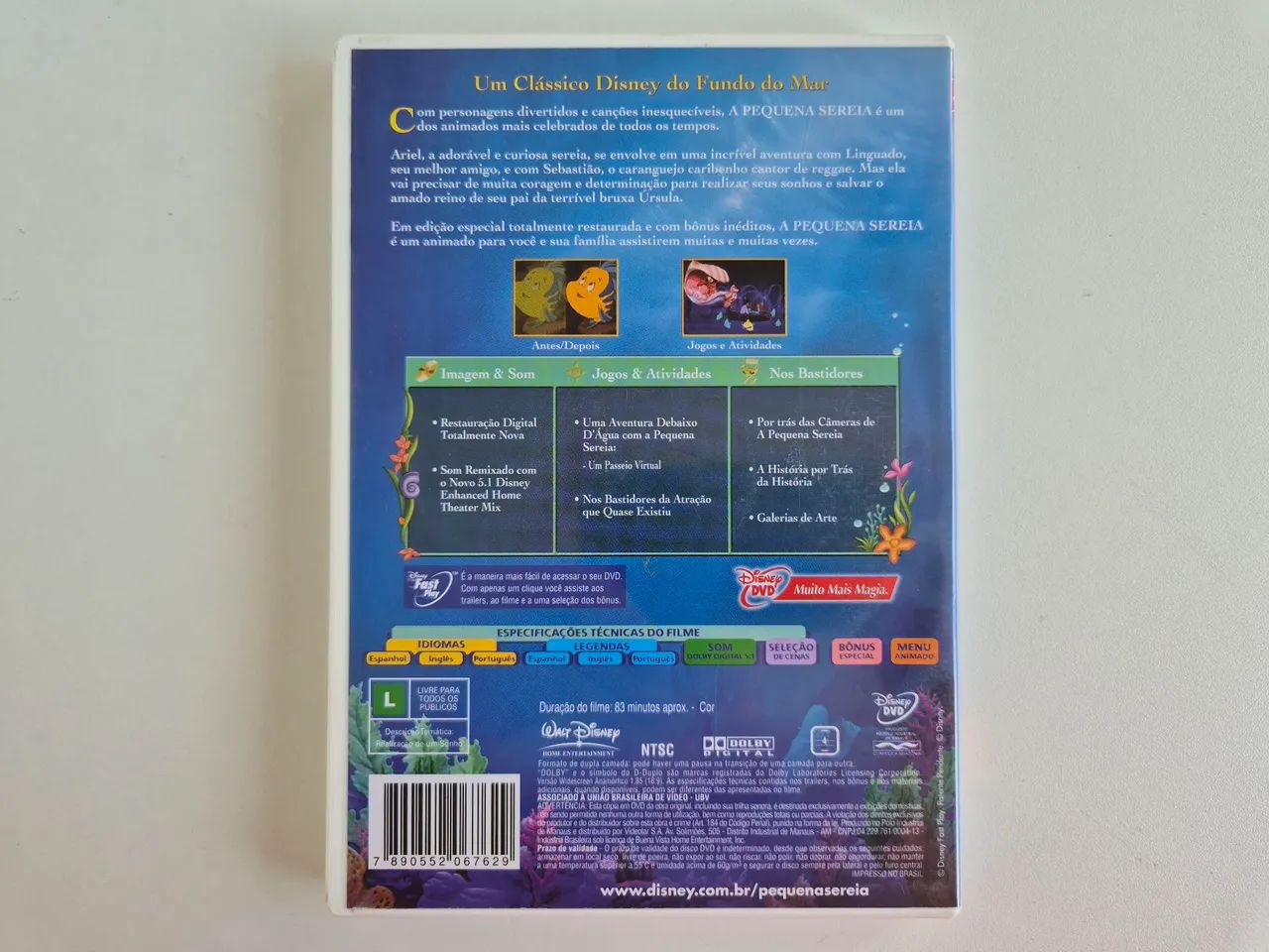 Dvd A Pequena Sereia - Foto 2