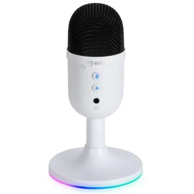 Microfone Marvo Branco - Foto 2