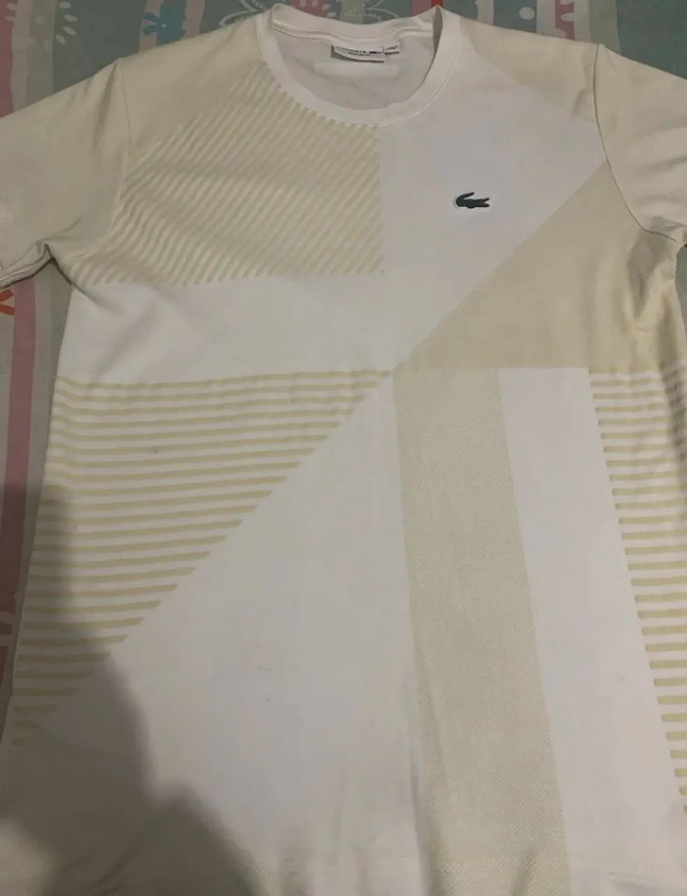 Camisa Lacoste Regular Bege - Foto 2