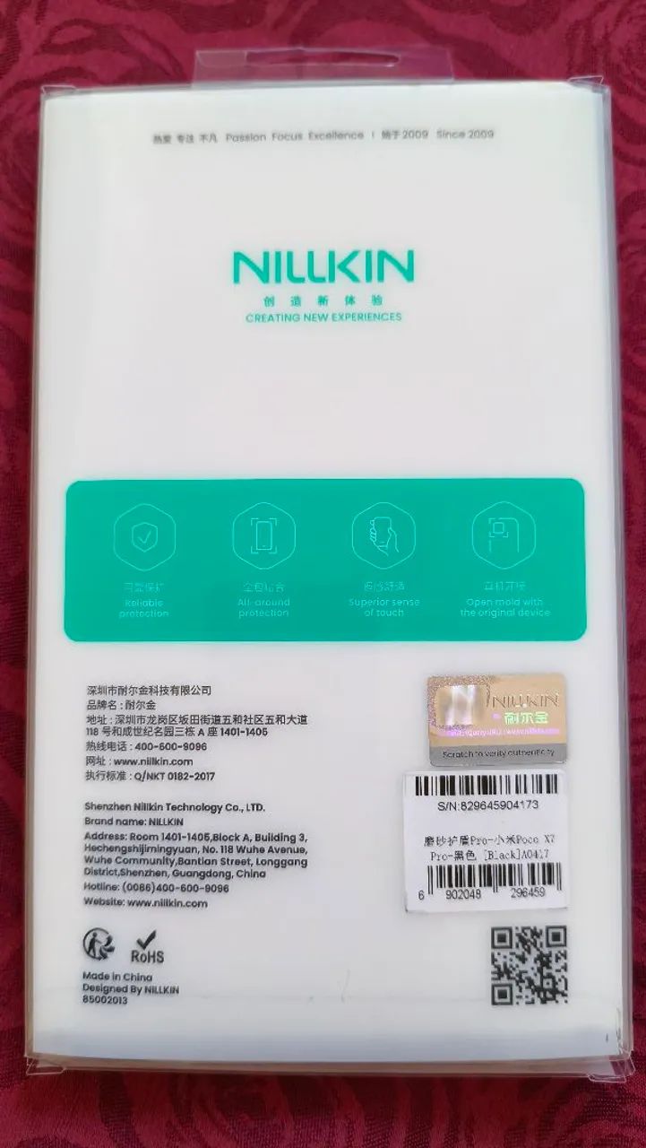 NILLKIN POCO X7 Pró Capa Case BLACK - Foto 3