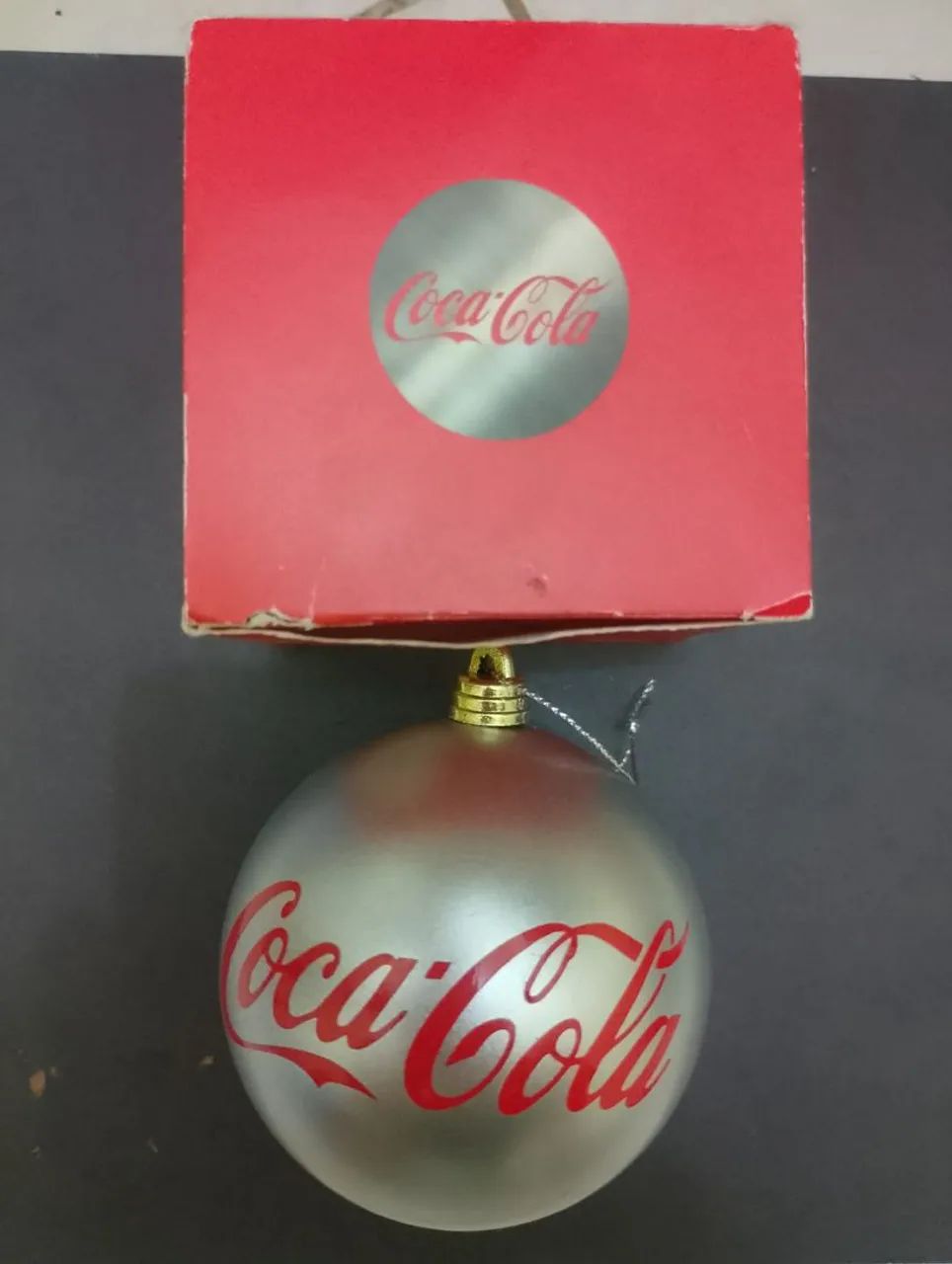 BOLA DE NATAL DA COCA COLA COLECIONÁVEL ANOS 1990 - Foto 4