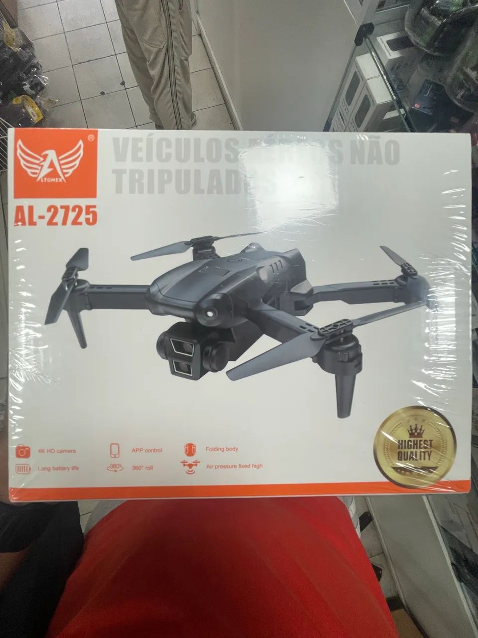 DRONE COM 2 CÂMERAS 