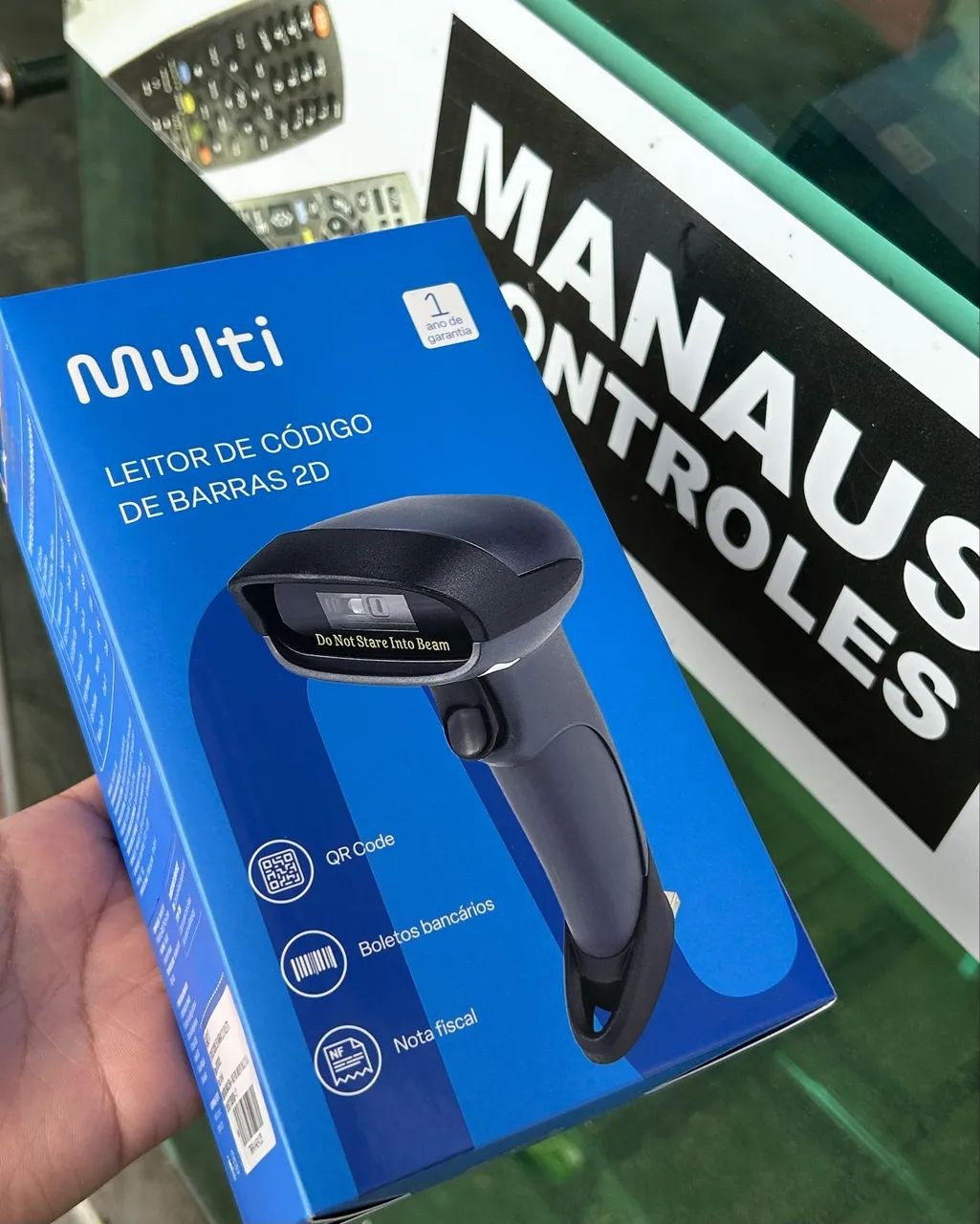 Leitor de Código de Barras 1D 2D Led 