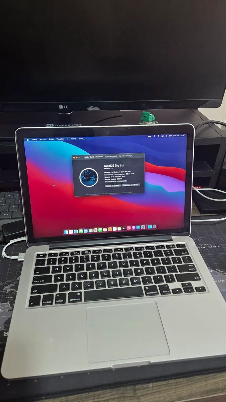 Macbook Pro 2014 - Core i5 - 8GB - SSD 256GB - ACEITO CARTÃO