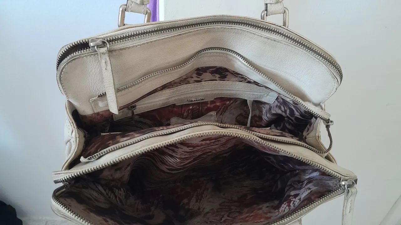 Bolsa couro Luz da Lua. - Foto 6