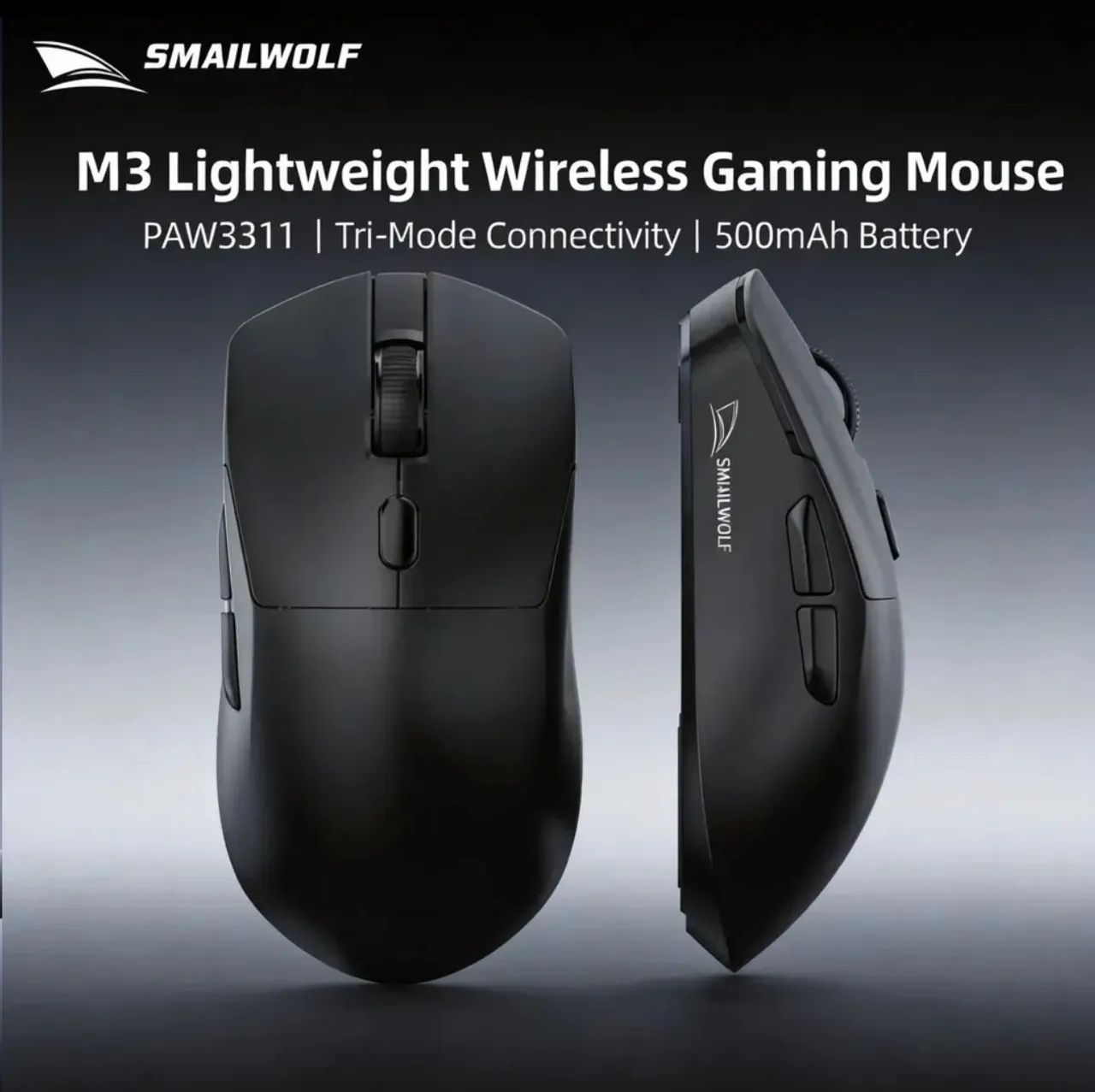 Mouse Com Dock Smailwol M3 Lacrado Preto - Foto 2