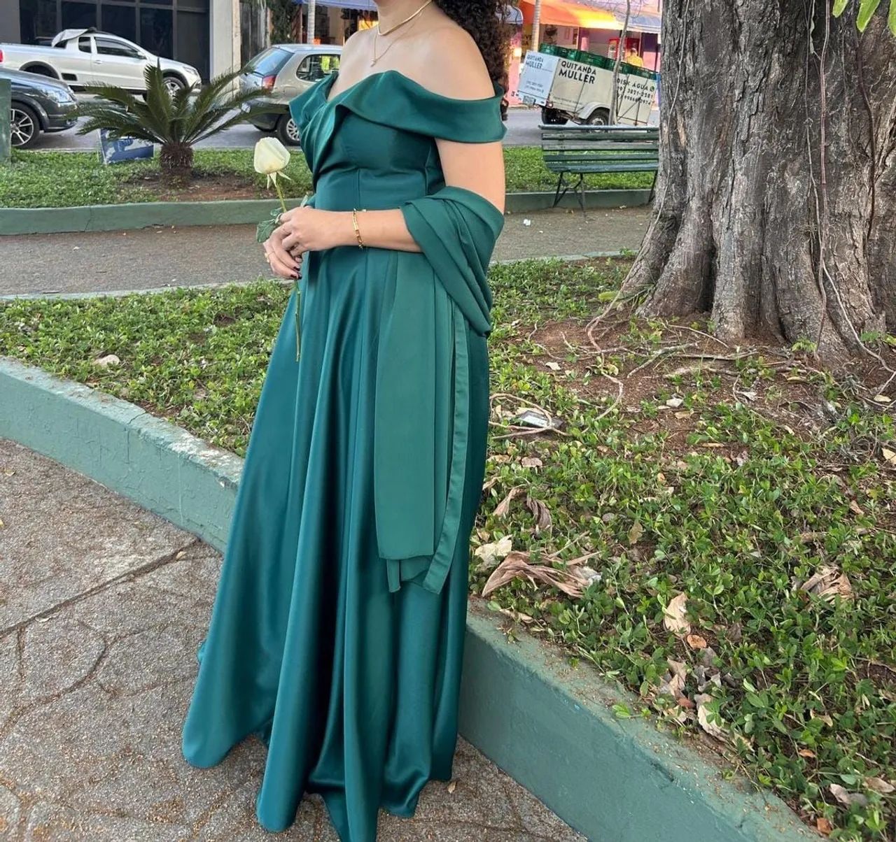 Vestido Verde Esmeralda  - Foto 4