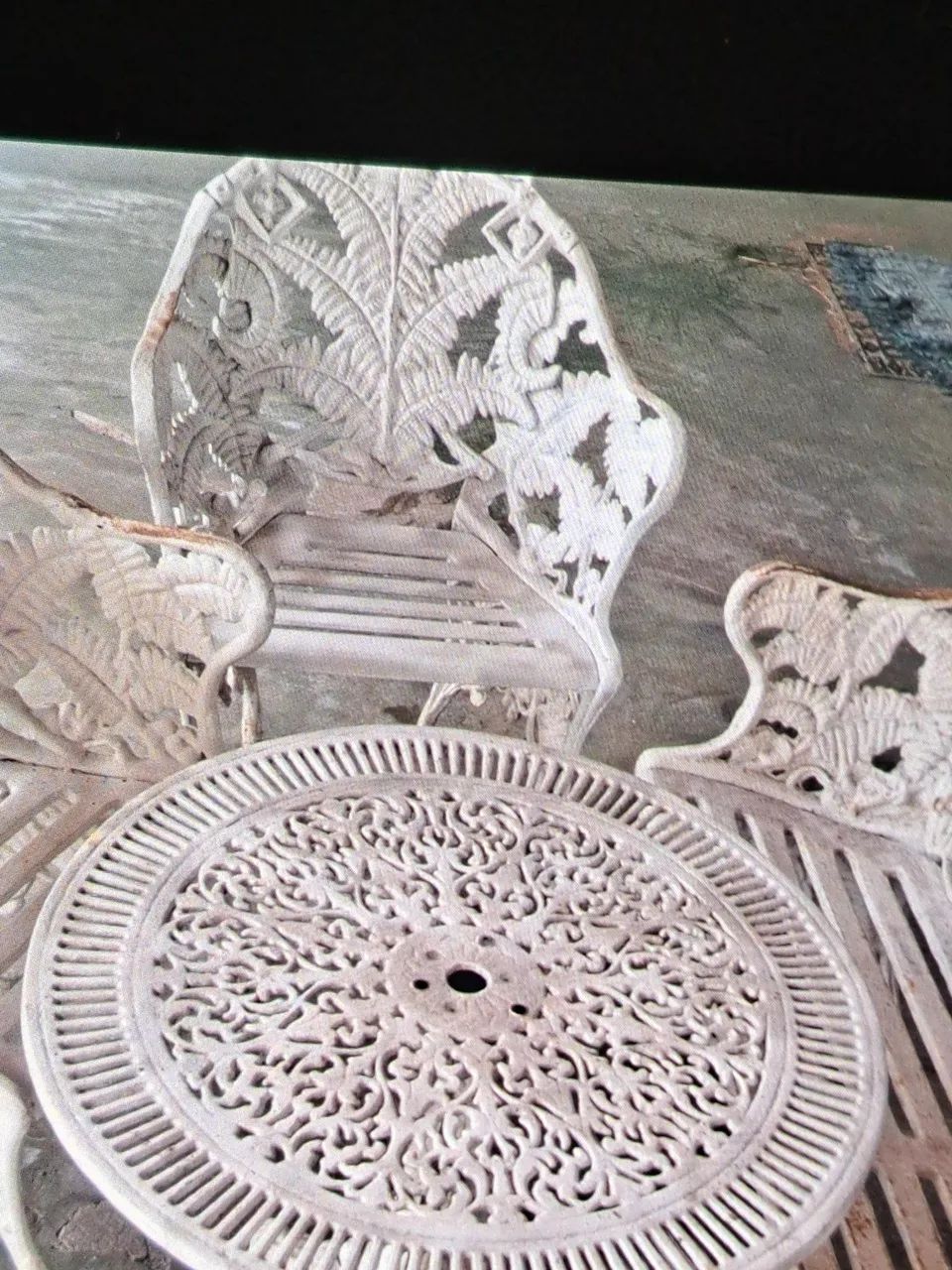 Terraço de ferro fundido