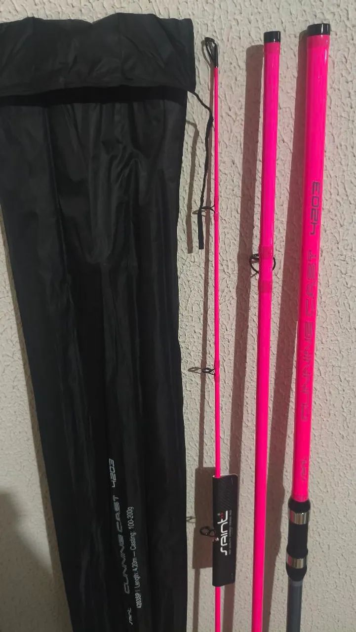 Vara de pesca 4,20m nova  - Foto 2