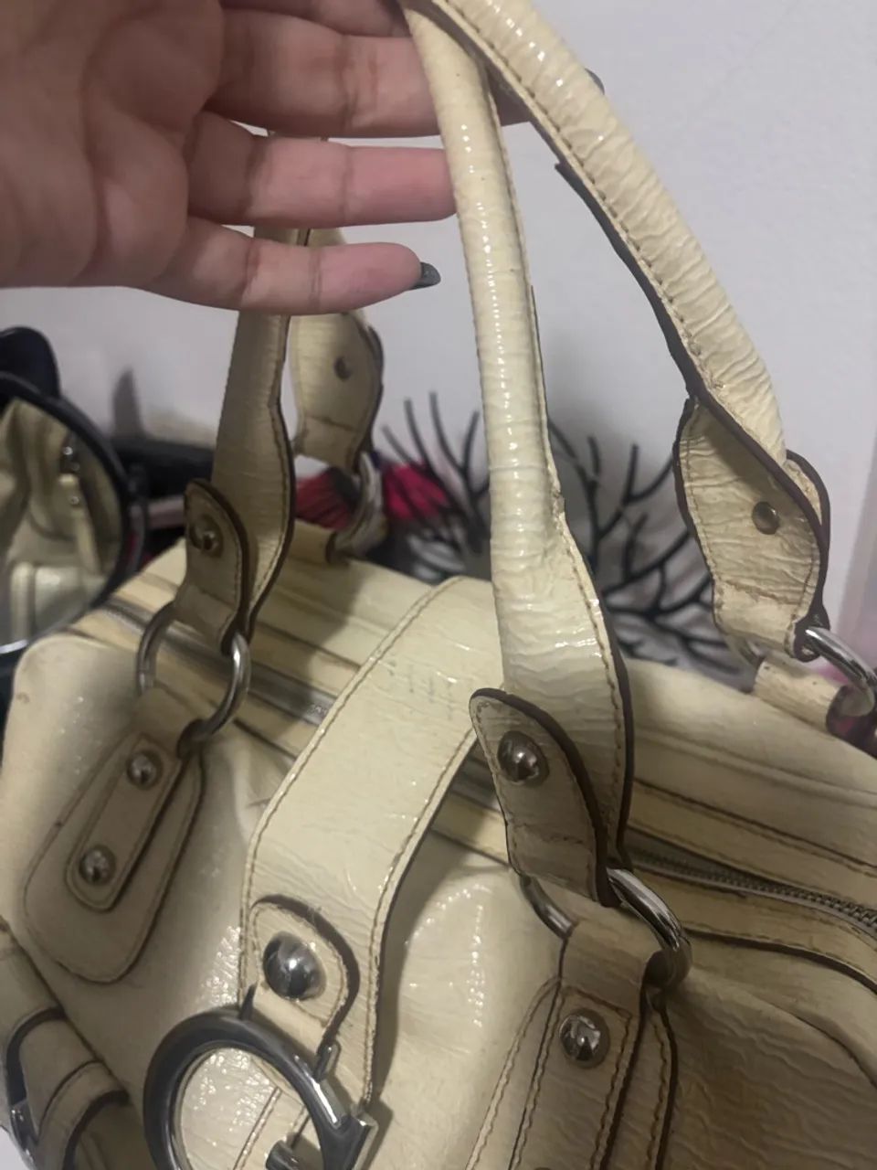 BOLSA GUESS OFF WHITE - Foto 2