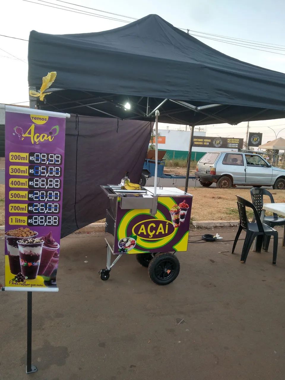 Vendo negócio Carrinho de açaí completo 
