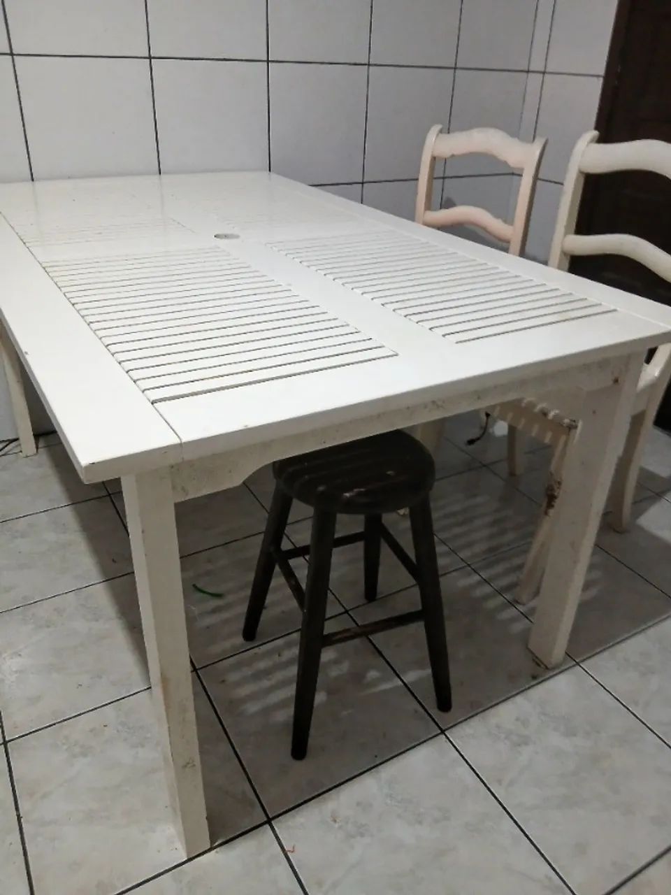 Mesa de jantar para jardim ou terraço da tok stok