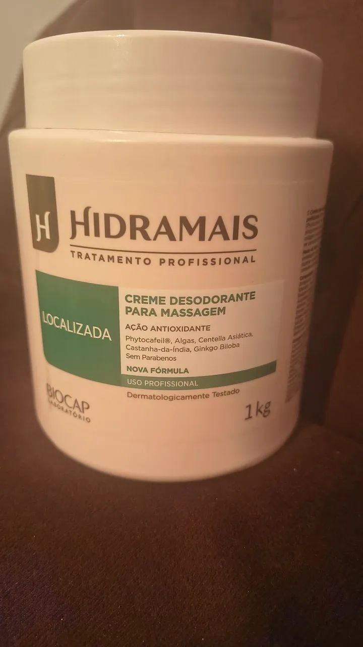 Creme para massagem