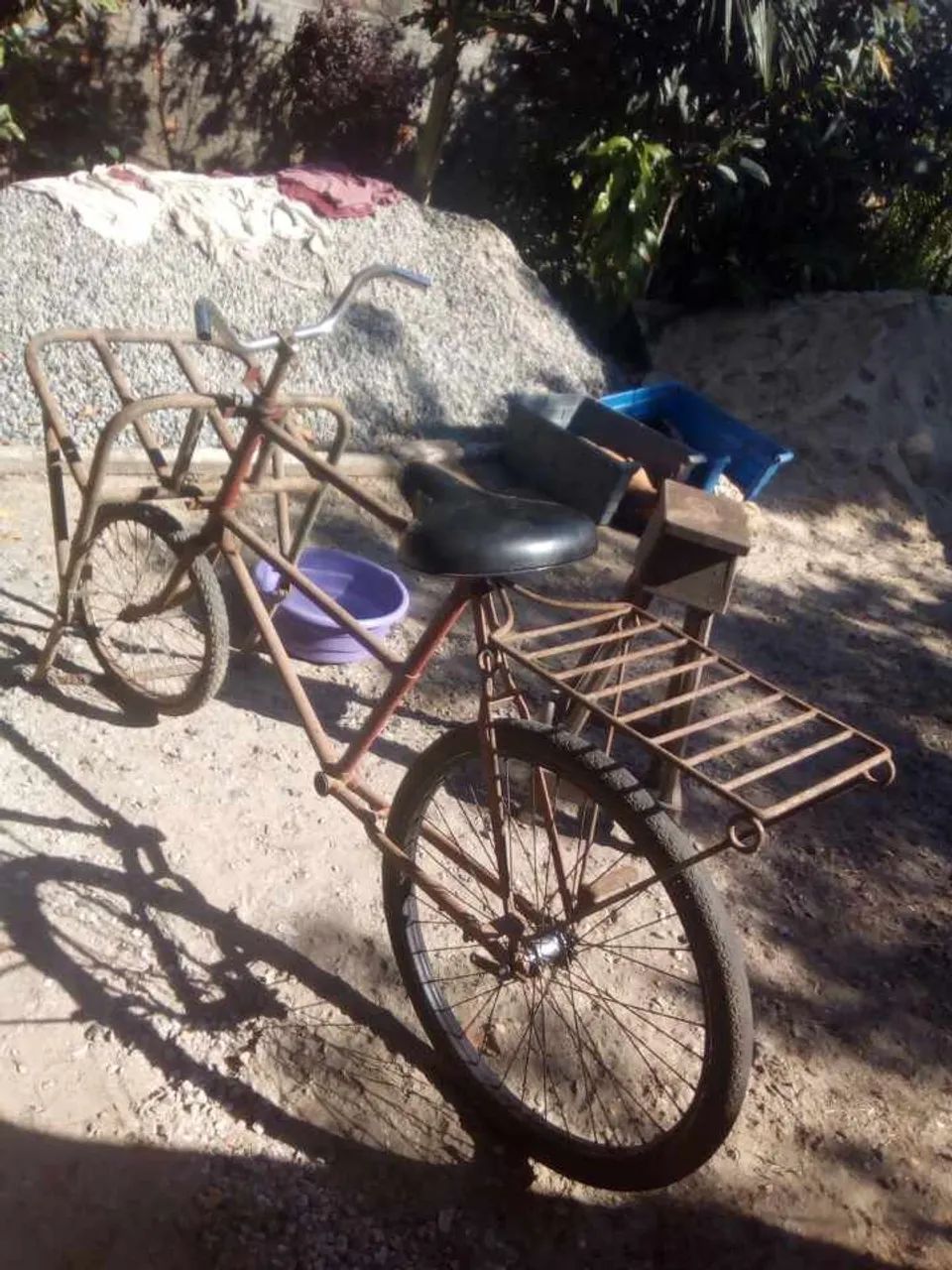 Bicicleta Antiga Cargueira Raridade - Foto 2