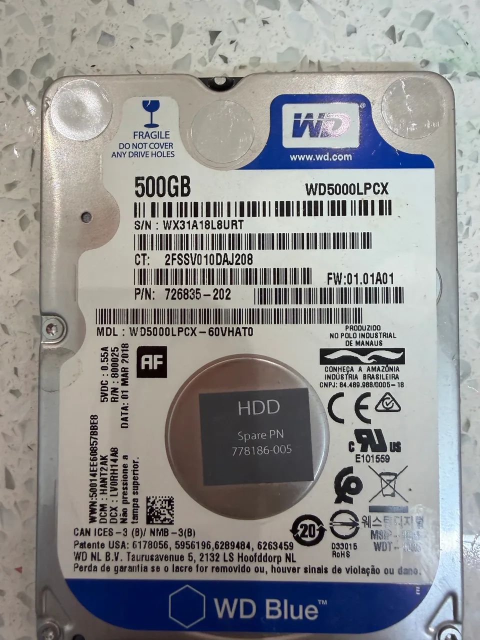 HD para notebook 500 gb - Foto 2