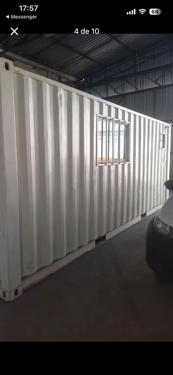 Vende- se container  marítimo escritório com banheiro e ar condicionado. 