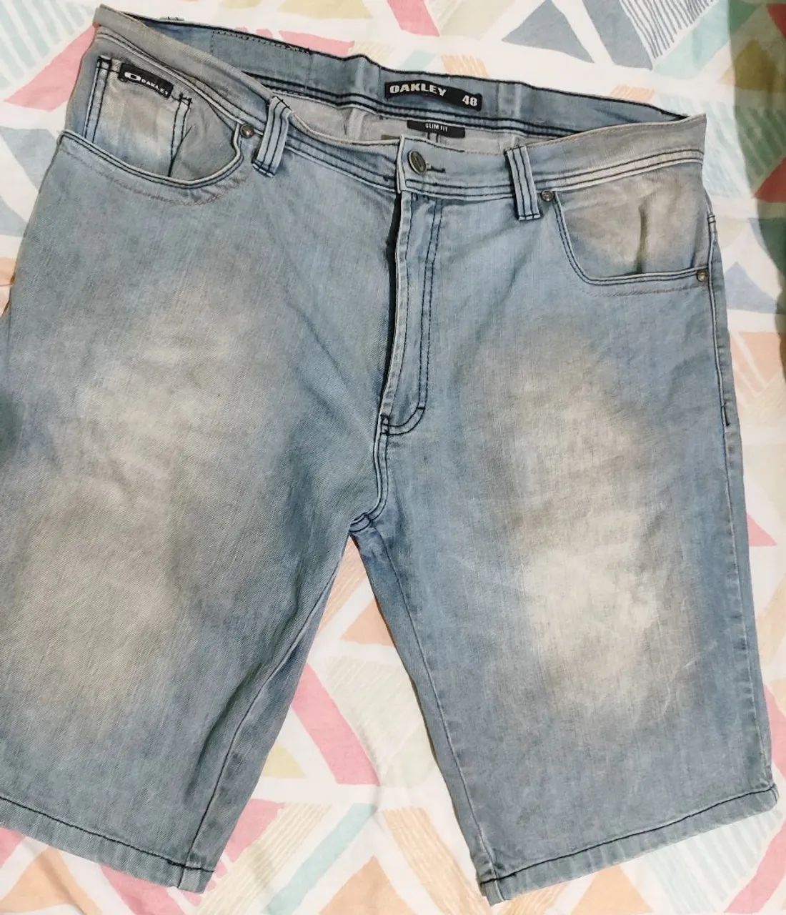 Bermuda Jeans Oakley, raridade !!