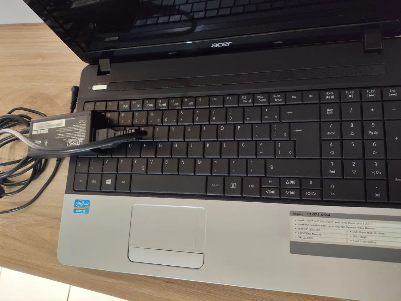 Notebook Acer Aspire 15.6", 6GB RAM, SSD - Foto 5