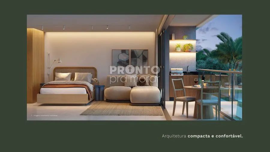 Flat com 1 quarto em Carneiros - Foto 2