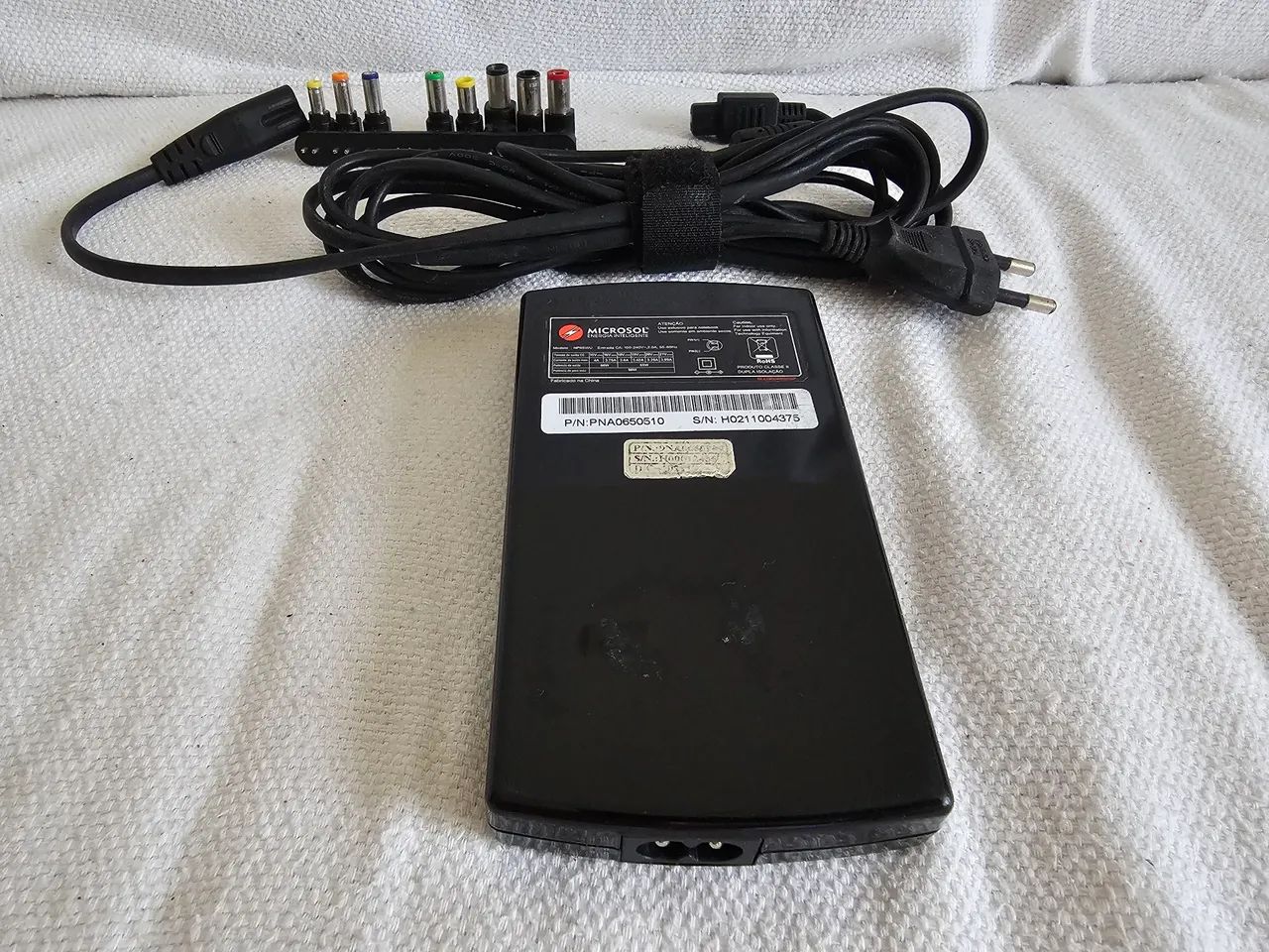 Fonte Universal para Notebook, Microsol, 110/220v. - 6 voltagens e 9 plugs. - Foto 5