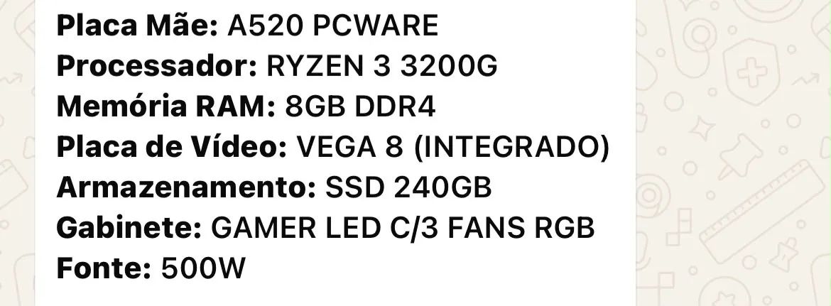PC GAMER NOVO /COMPUTADOR  - Foto 2