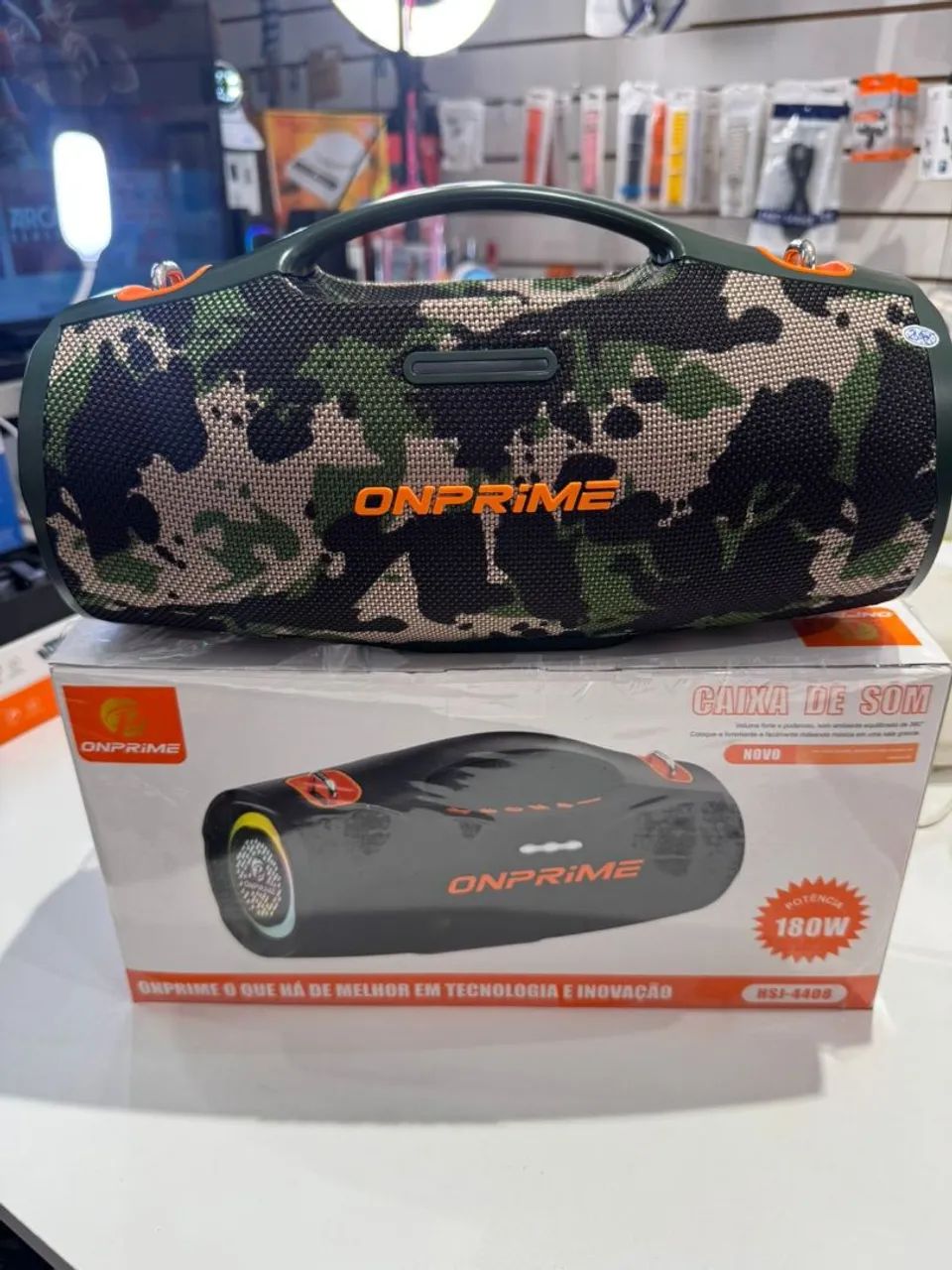 SOM BLUETOOTH PORTÁTIL ONPRIME 180W - Foto 2