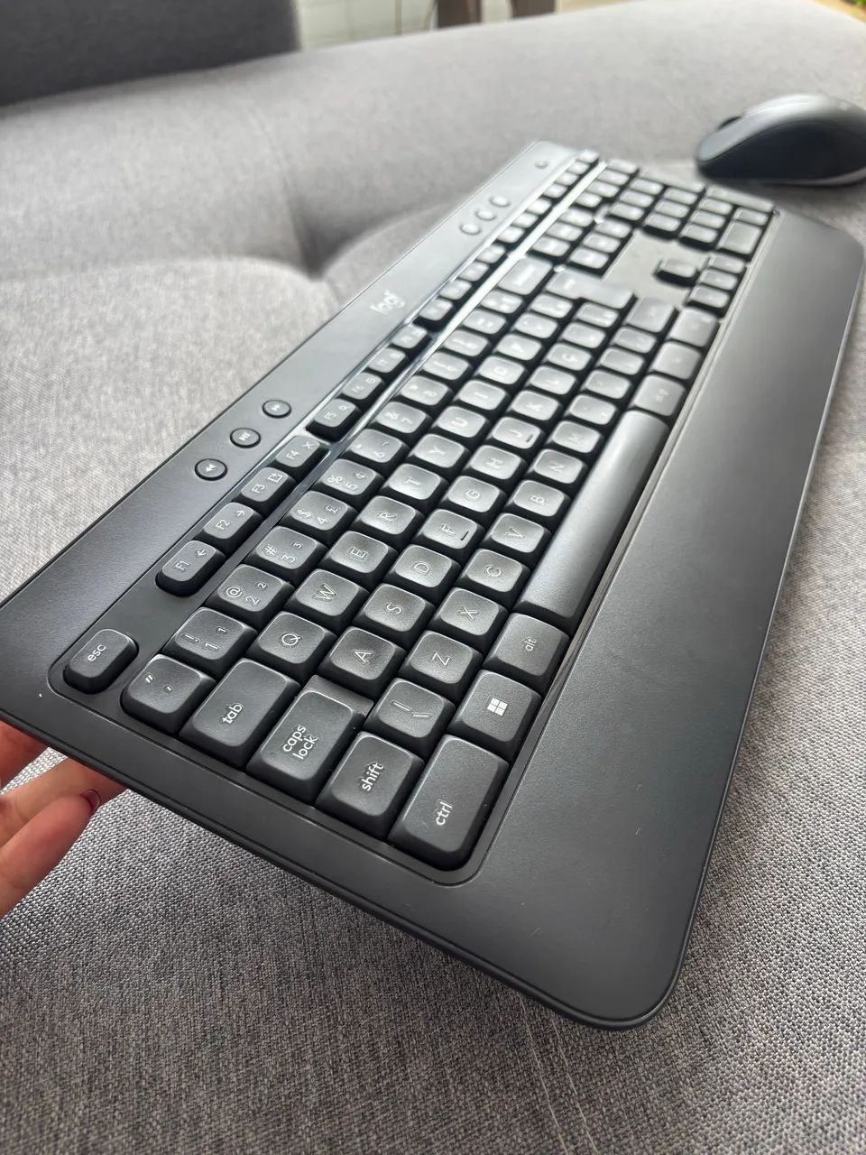 Teclado e mouse logitech 