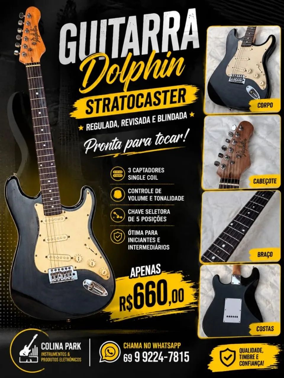 Guitarra Stratocaster Dolphin 