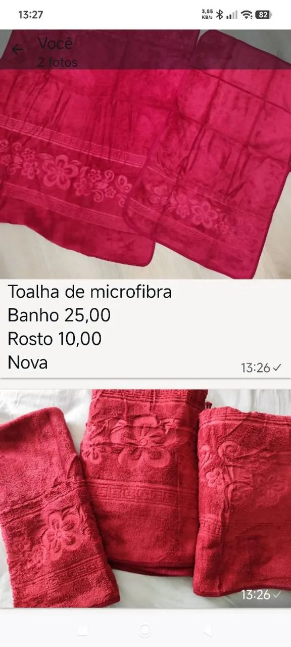 Toalha de banho Nova de microfibra 1,42 por 0,72 cm - Foto 4