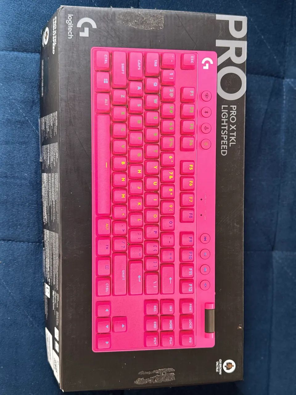 Teclado gamer sem fio Logitech G pro X TKL - Foto 2