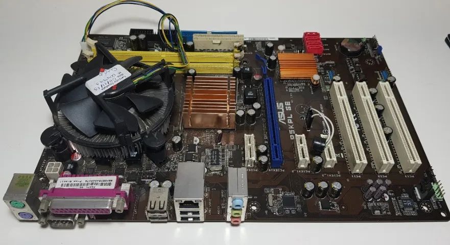 Placa-mãe Asus P5kpl-se + Intel Core 2 Duo E7500 2gb