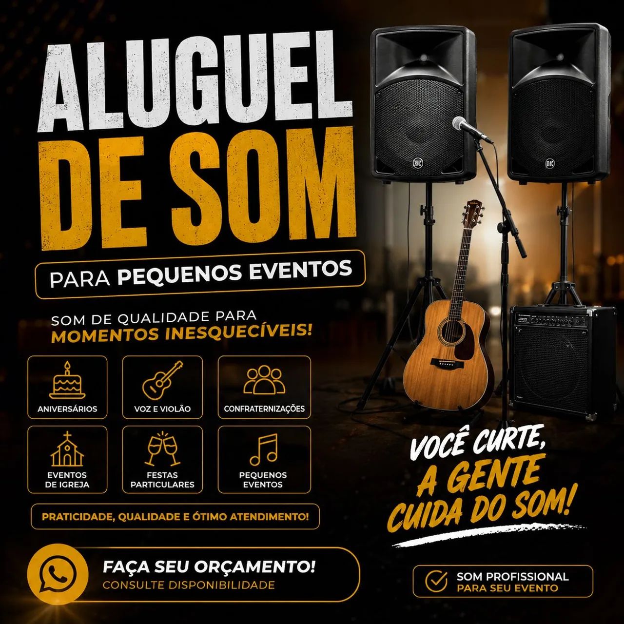 Aluguel de Som