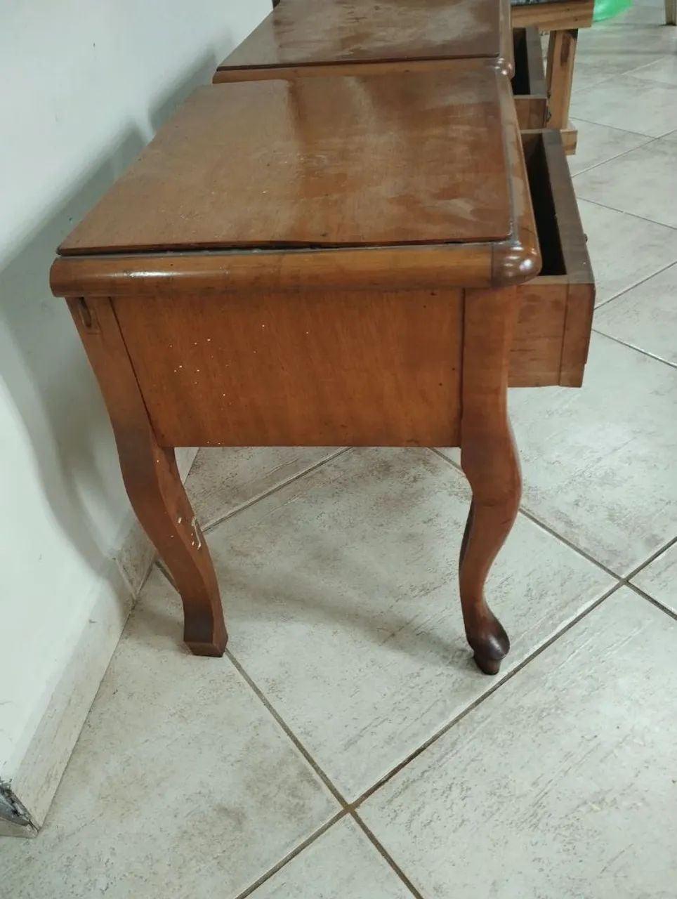 2 Criado Mudo par antiguidade antigo - Foto 2